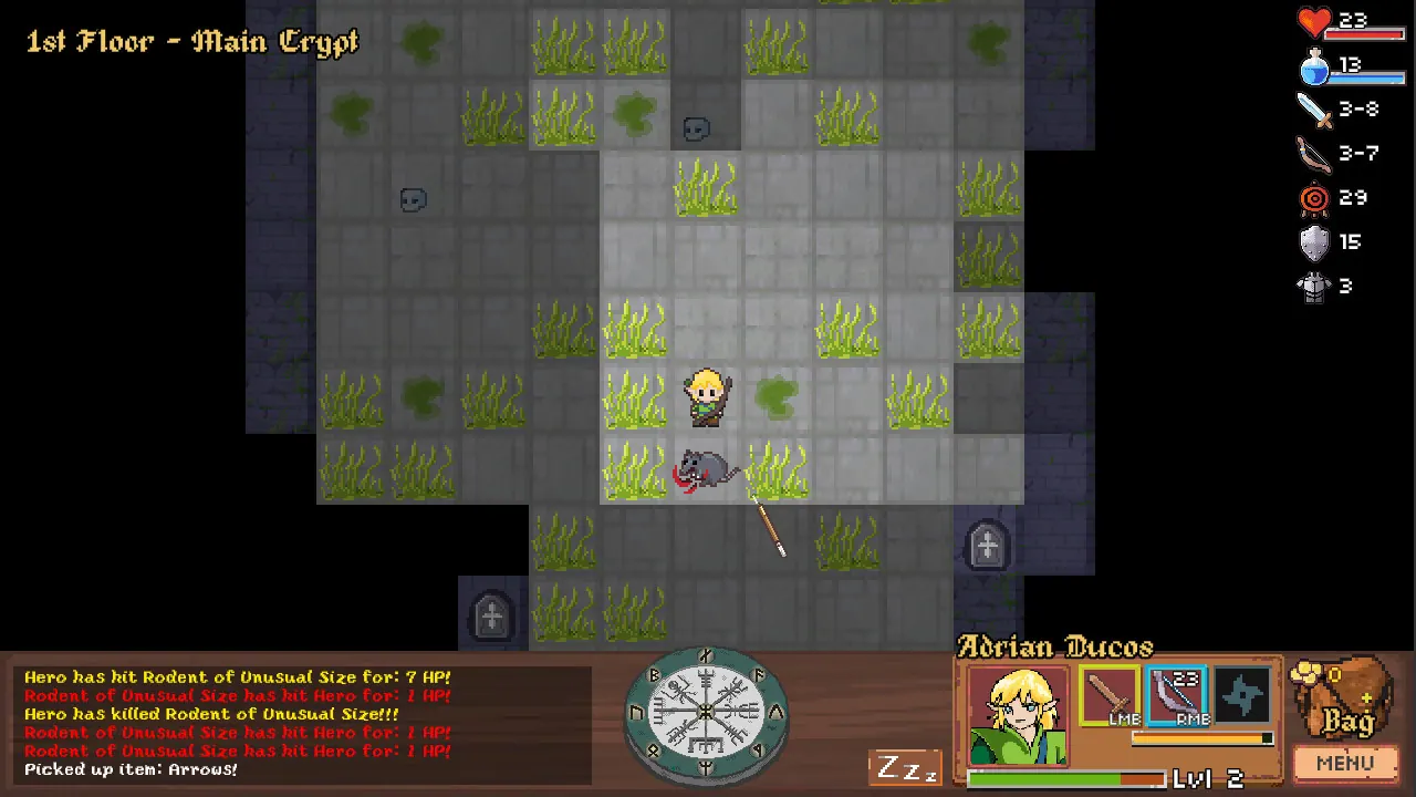 Скриншот 3 игры Paper Dungeons Crawler