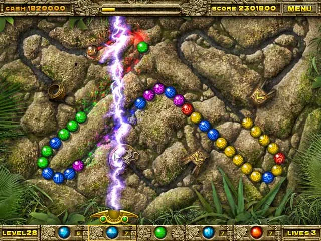 Скриншот 4 игры Inca Ball