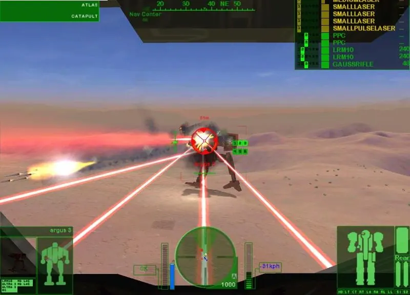 Скриншот 5 игры MechWarrior 4: Vengeance