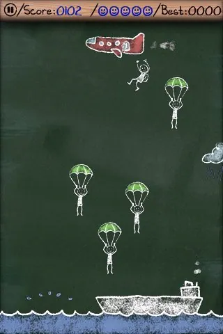 Скриншот 2 игры Parachute Panic HD