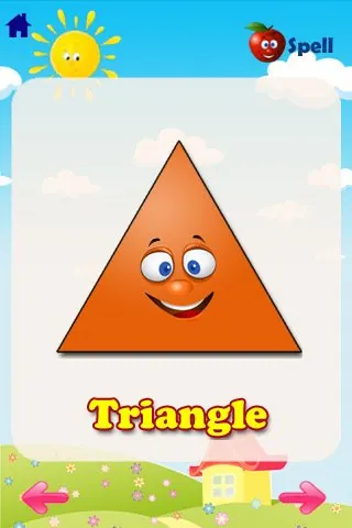 Скриншот 3 игры Acute Shapes Flashcards Kids Games