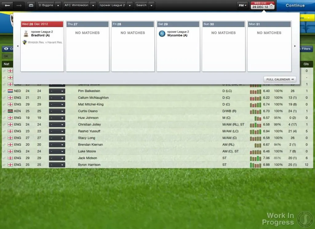 Скриншот 6 игры Football Manager 2013
