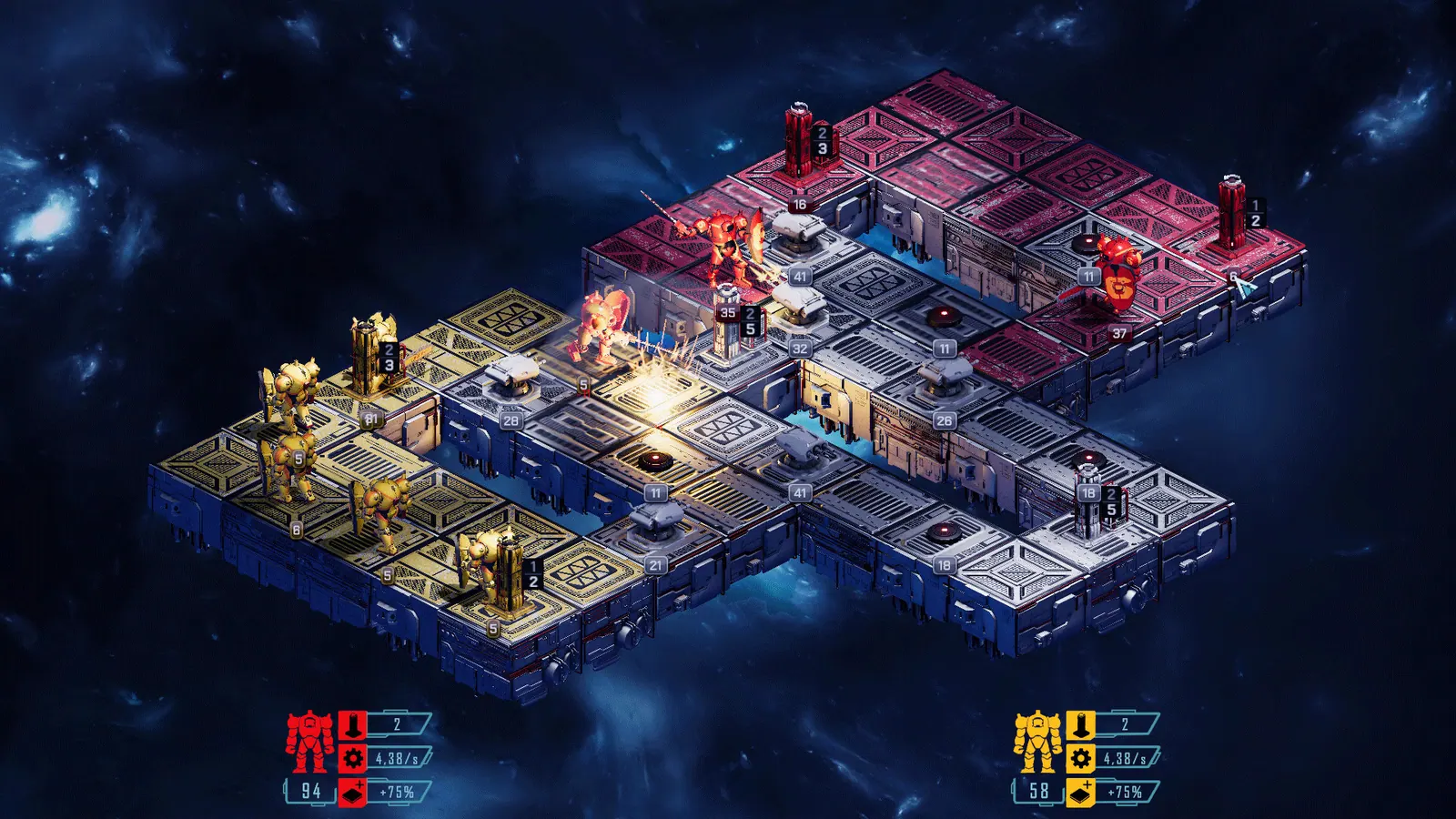 Скриншот 2 игры Space Grid Tournament