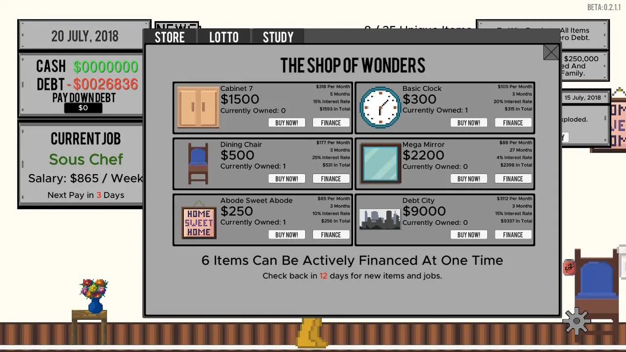 Скриншот 2 игры Life and Debt: A Real Life Simulator