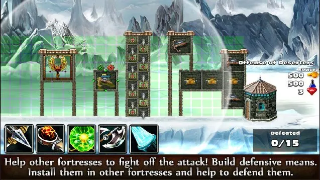 Скриншот 5 игры Cliffs of War: Fortress Defenders