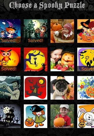 Скриншот 4 игры Spooky Halloween Puzzle
