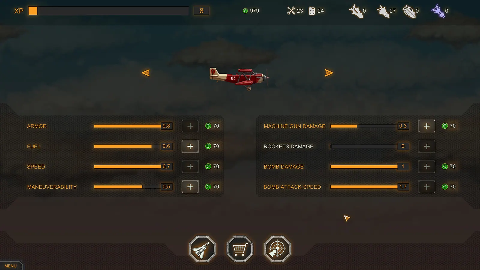 Скриншот 5 игры Aircraft Evolution