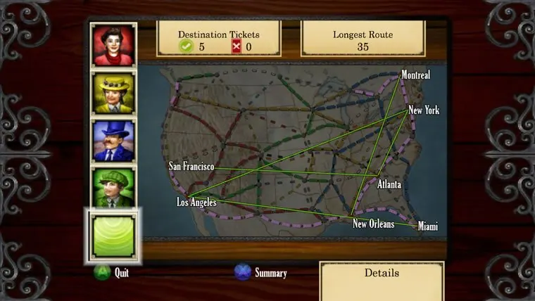 Скриншот 4 игры Ticket to Ride