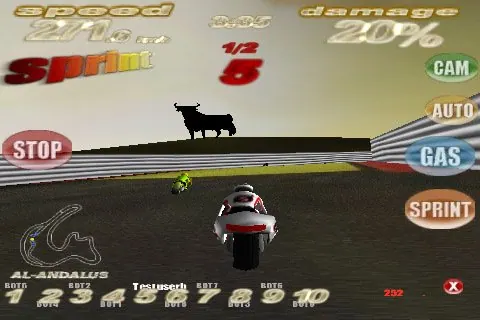 Скриншот 4 игры Sprint Addict Online