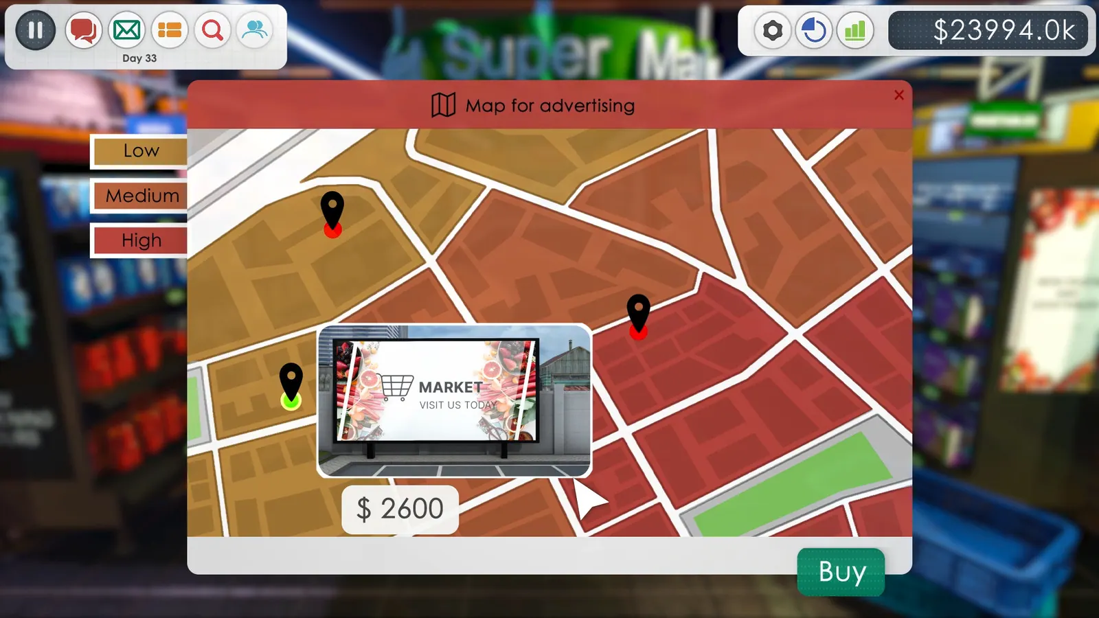 Скриншот 3 игры Supermarket Manager