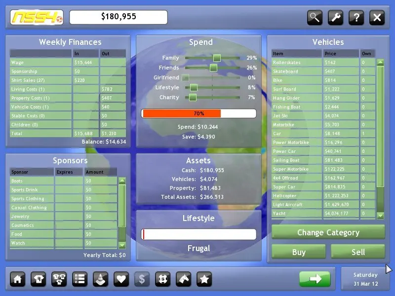 Скриншот 4 игры New Star Soccer 2010
