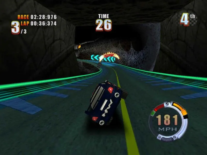 Скриншот 3 игры Hot Wheels Stunt Track Challenge