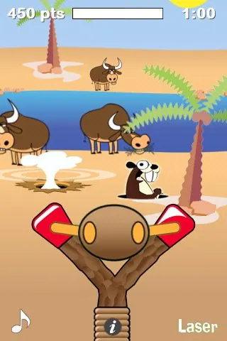 Скриншот 2 игры Slingshot Cowboy