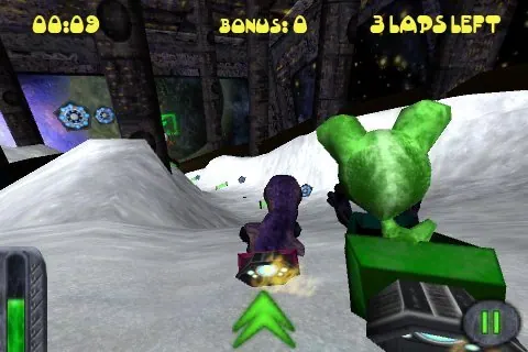 Скриншот 2 игры ALIEN SLED RACE