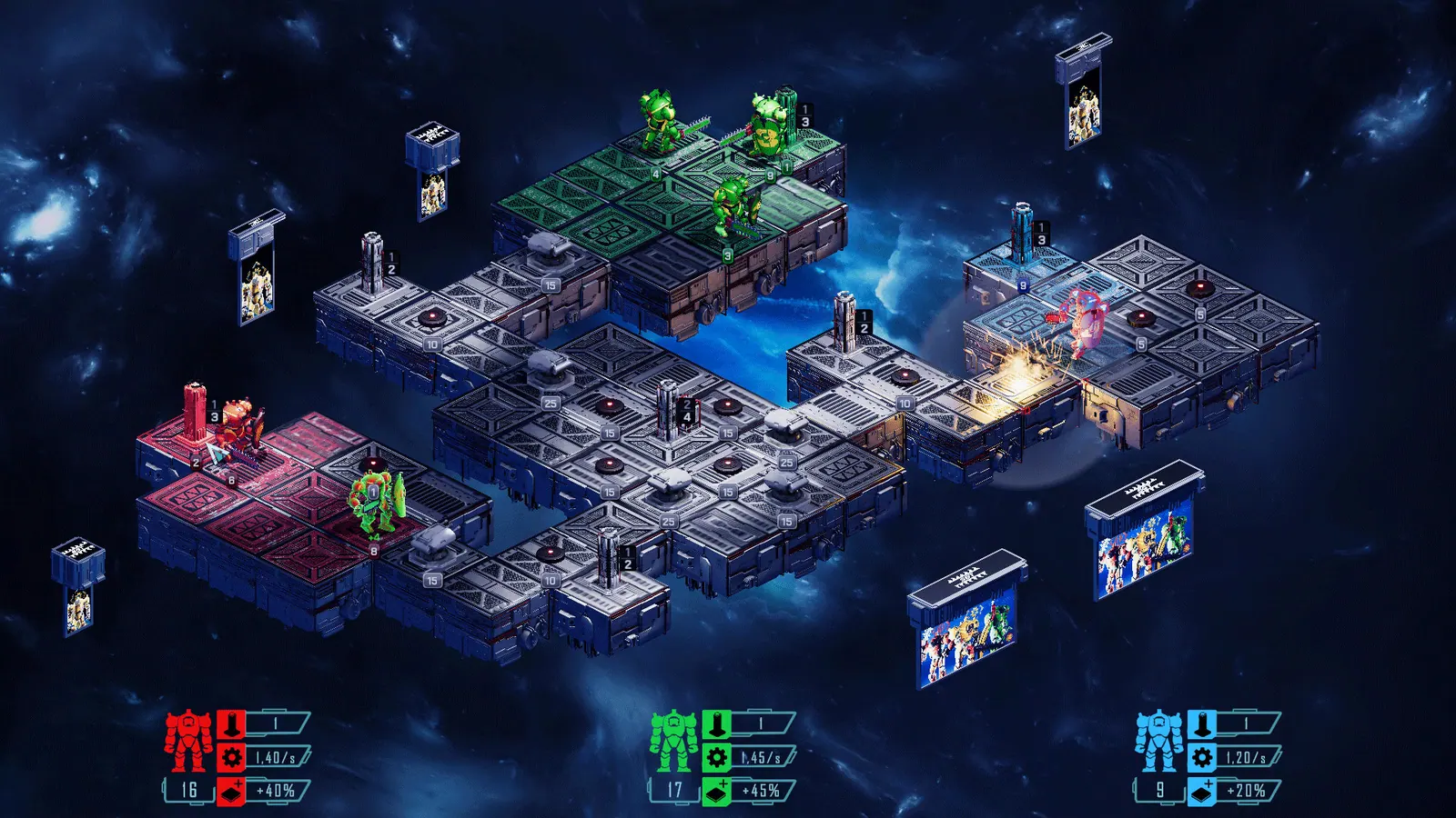 Скриншот 3 игры Space Grid Tournament