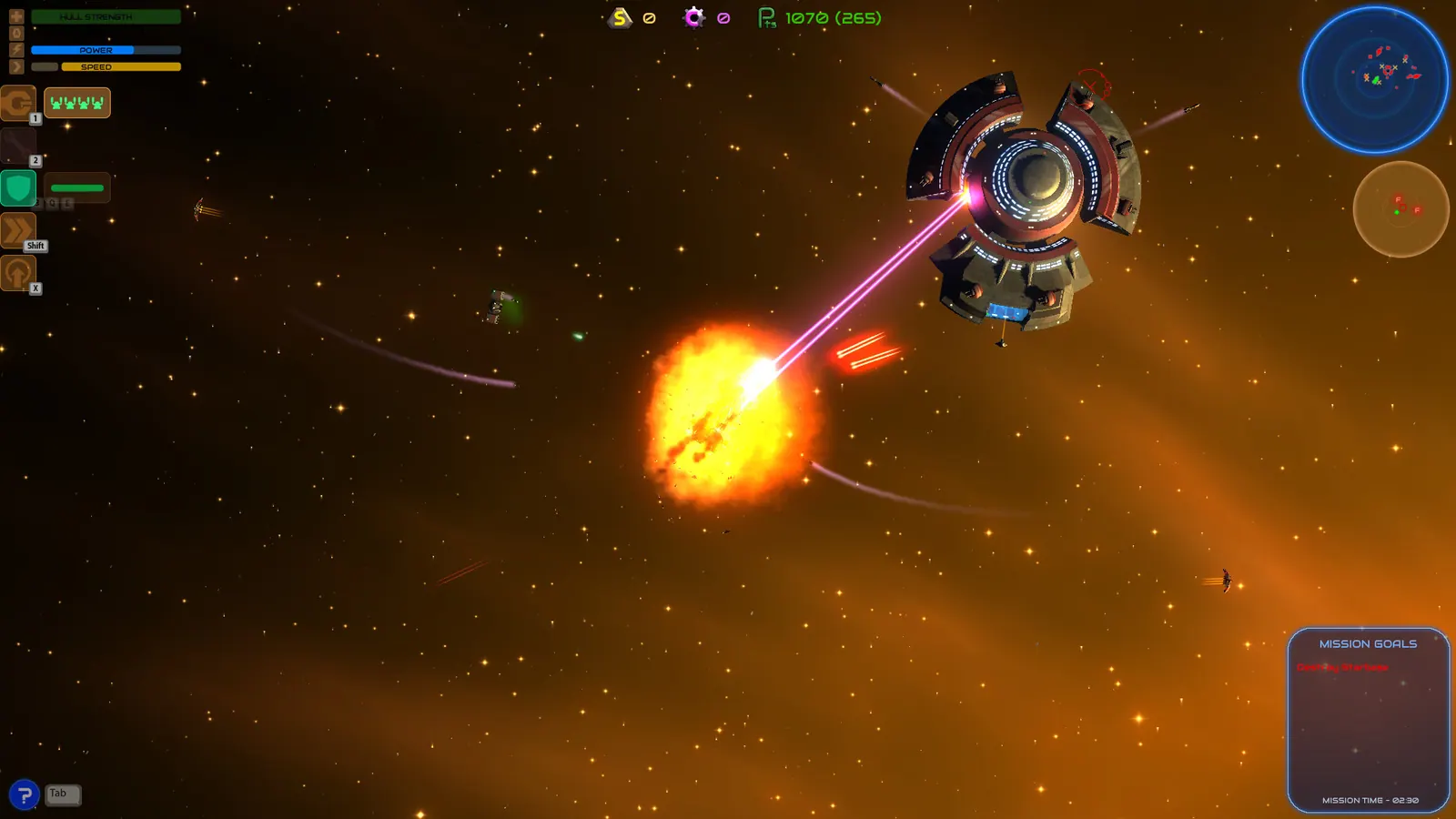 Скриншот 4 игры Space Battlecruiser
