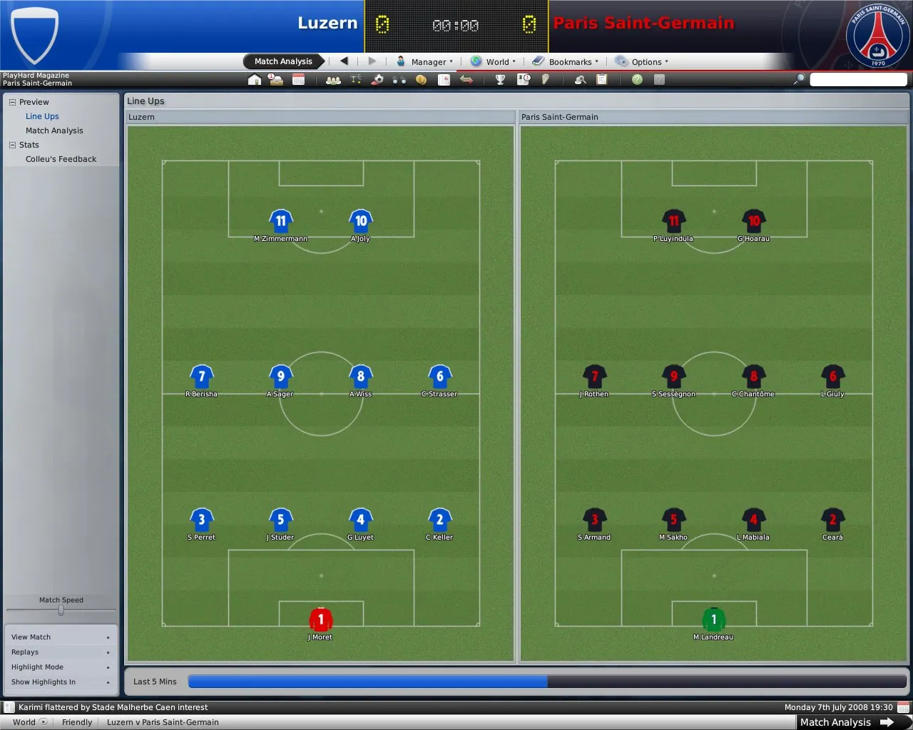 Скриншот 6 игры Worldwide Soccer Manager 2009