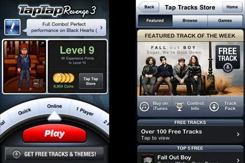 Скриншот 4 игры Tap Tap Revenge 3