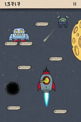 Скриншот 3 игры Doodle Jump - BE WARNED: Insanely Addictive!