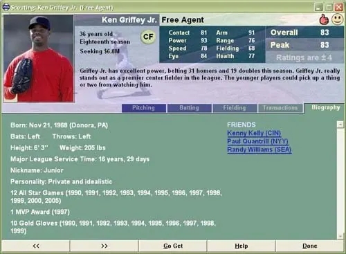 Скриншот 4 игры Baseball Mogul 2007