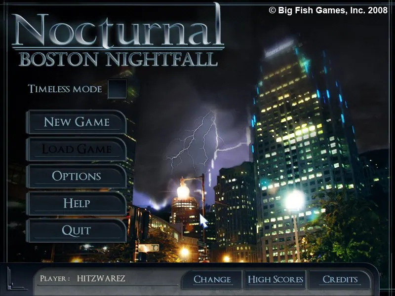 Скриншот 5 игры Nocturnal: Boston Nightfall