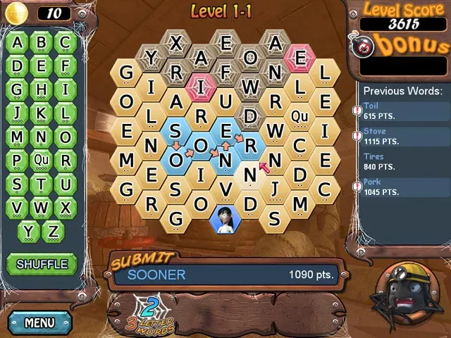 Скриншот 3 игры Word Web Deluxe