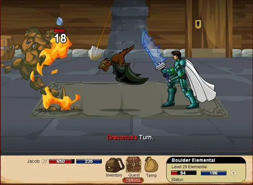 Скриншот 4 игры DragonFable