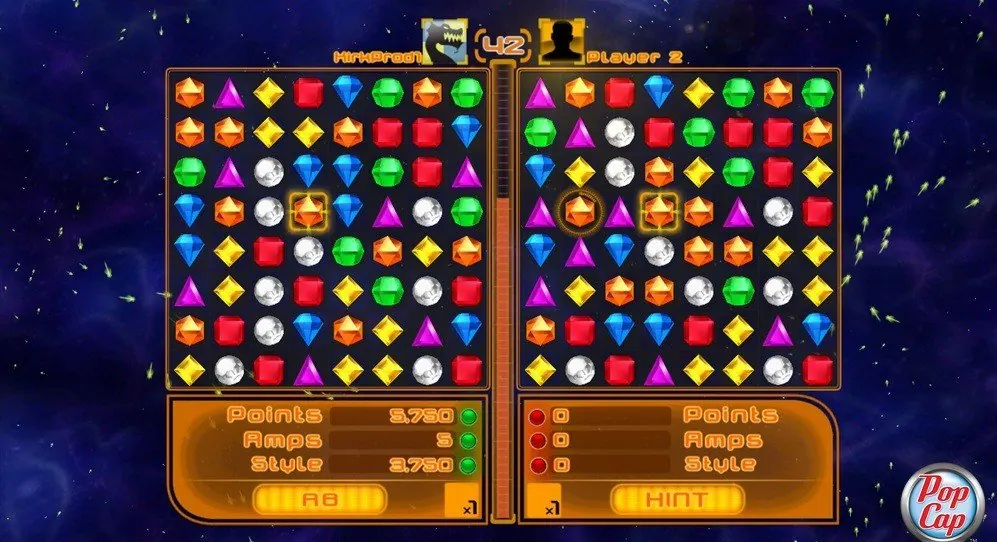Скриншот 2 игры Bejeweled Blitz