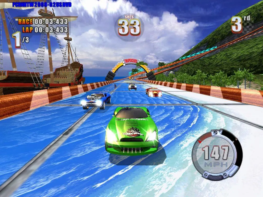 Скриншот 2 игры Hot Wheels Stunt Track Challenge