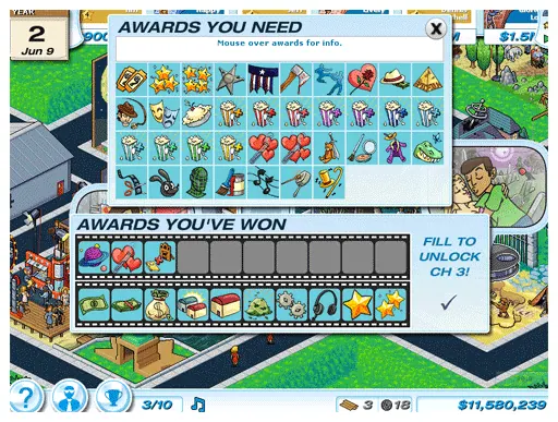 Скриншот 5 игры Hollywood Tycoon