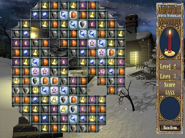 Скриншот 3 игры Jewel Match - Winter Wonderland