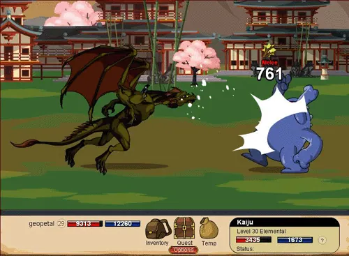 Скриншот 2 игры DragonFable