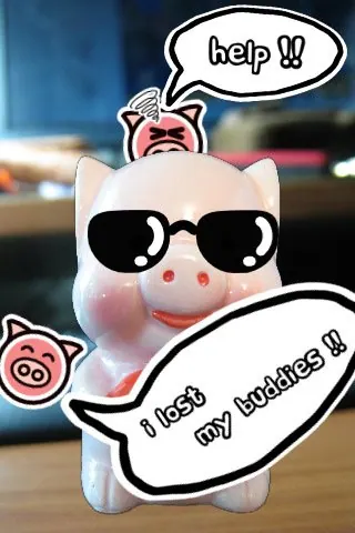 Скриншот 3 игры Bubble Fans - Save me from the Piggy Bank