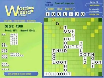 Скриншот 3 игры Word Wizard Deluxe