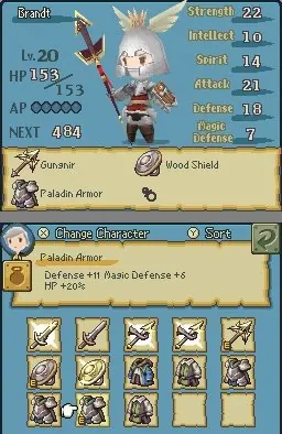 Скриншот 2 игры Final Fantasy: The 4 Heroes of Light