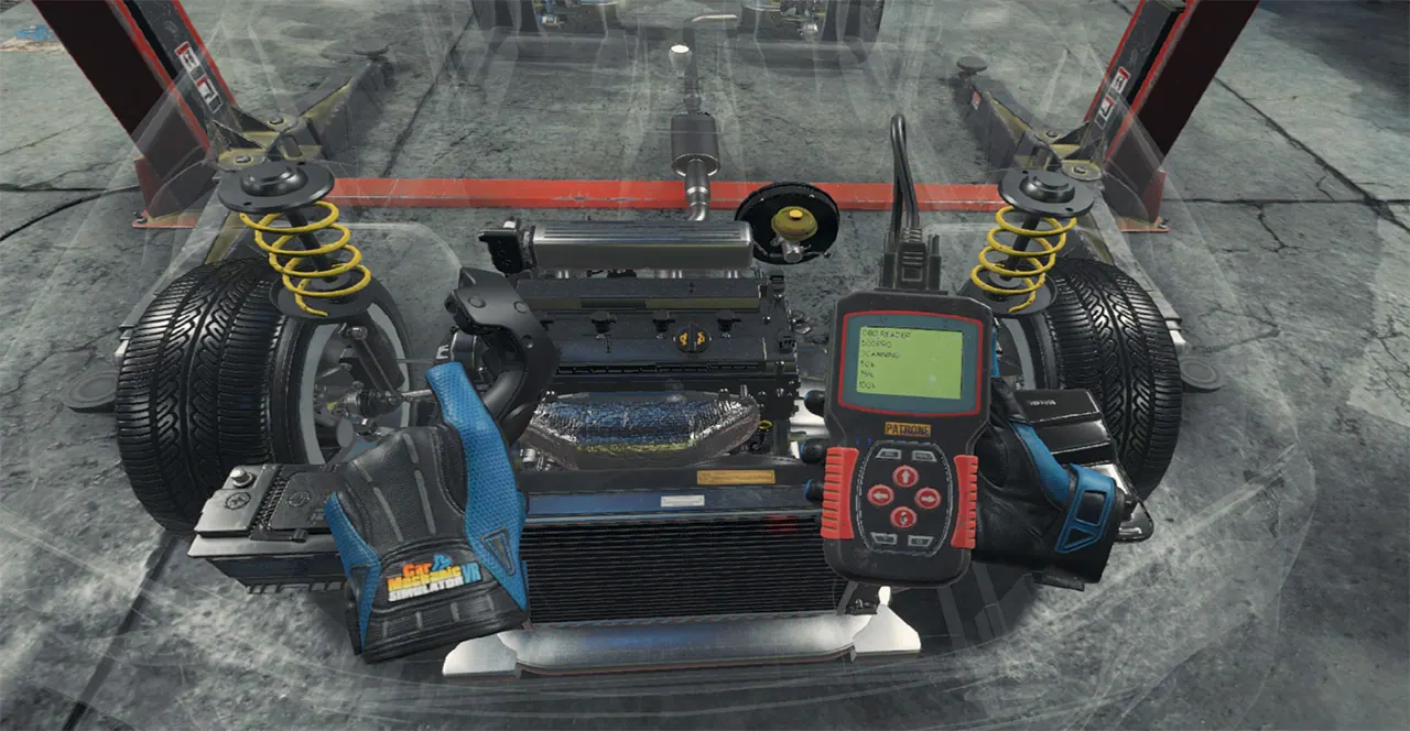 Скриншот 3 игры Car Mechanic Simulator VR