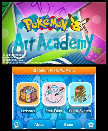 Скриншот 2 игры Pokemon Art Academy