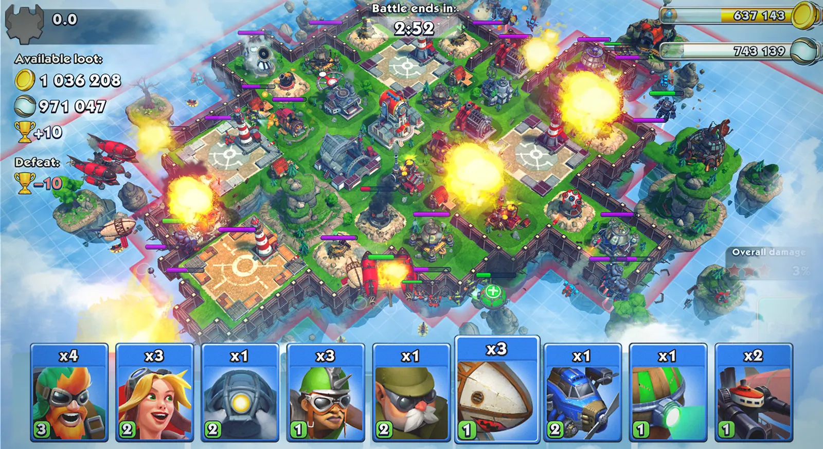 Скриншот 2 игры Sky Clash: Lords of Clans 3D