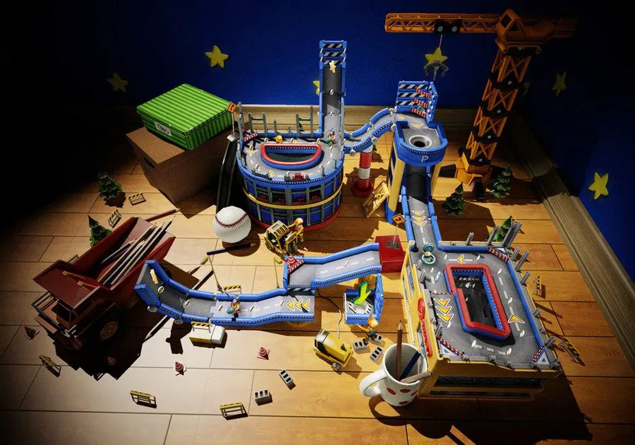 Скриншот 2 игры Fibble: Flick 'n' Roll