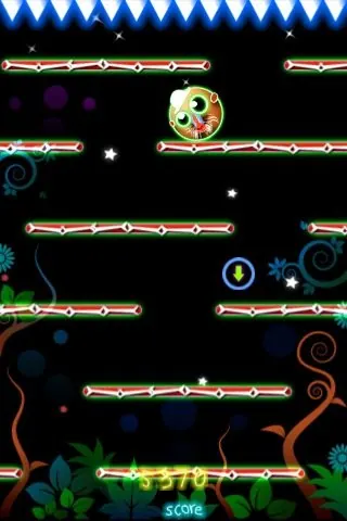 Скриншот 3 игры Glow Doodle Fall