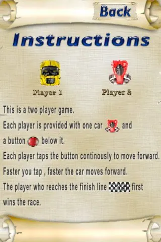 Скриншот 3 игры Happy Tappy Car Racing Challenge