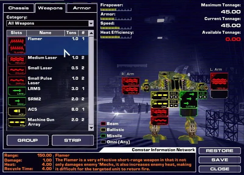 Скриншот 4 игры MechWarrior 4: Vengeance