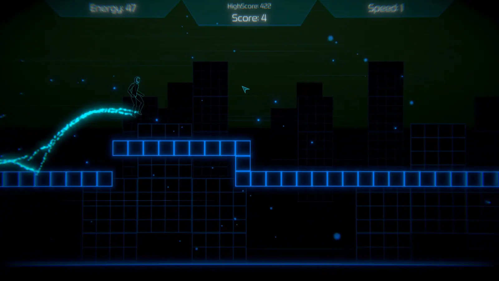 Скриншот 4 игры Neon Void Runner