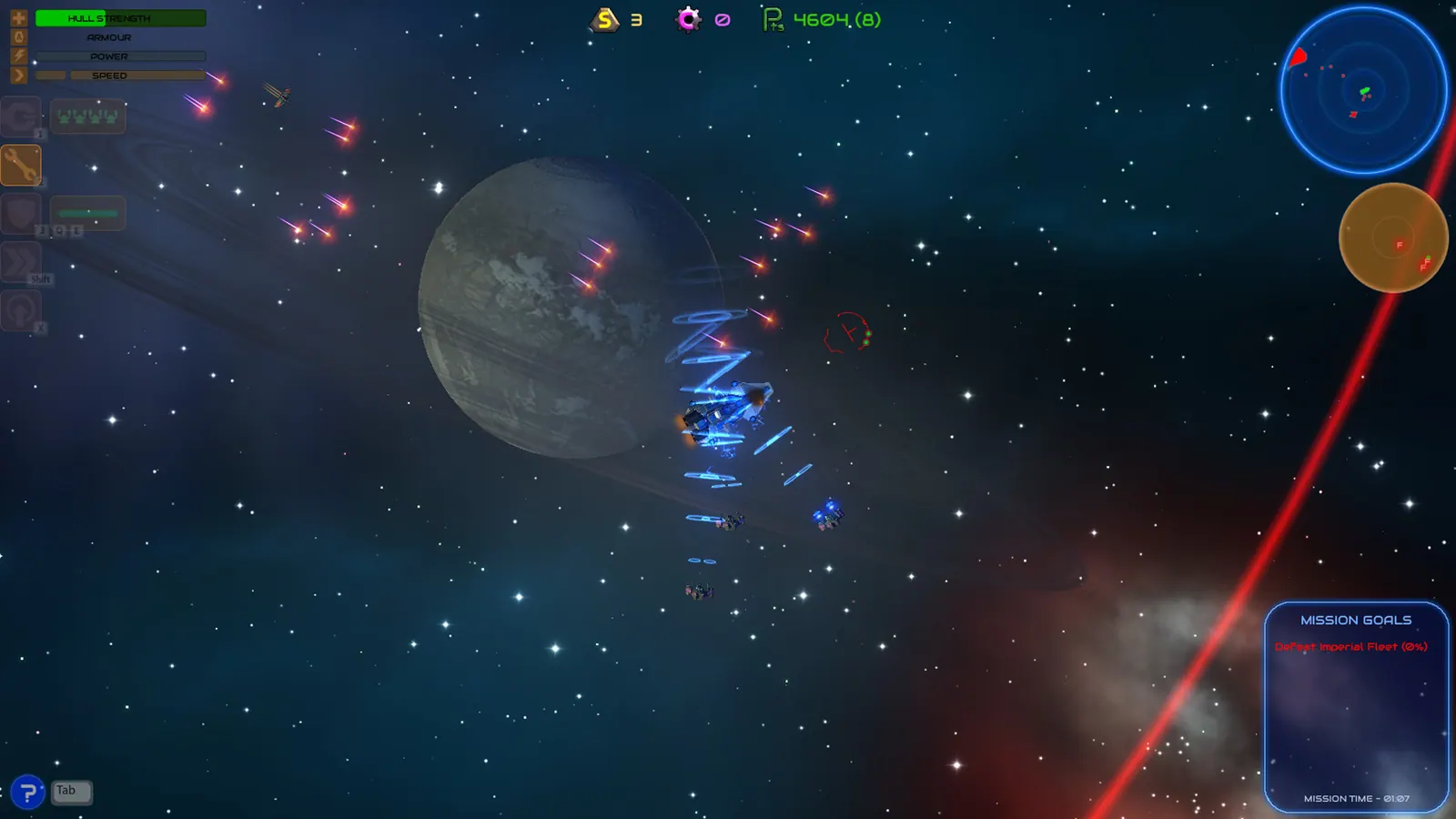 Скриншот 2 игры Space Battlecruiser