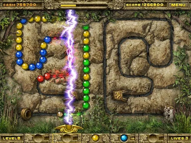 Скриншот 2 игры Inca Ball