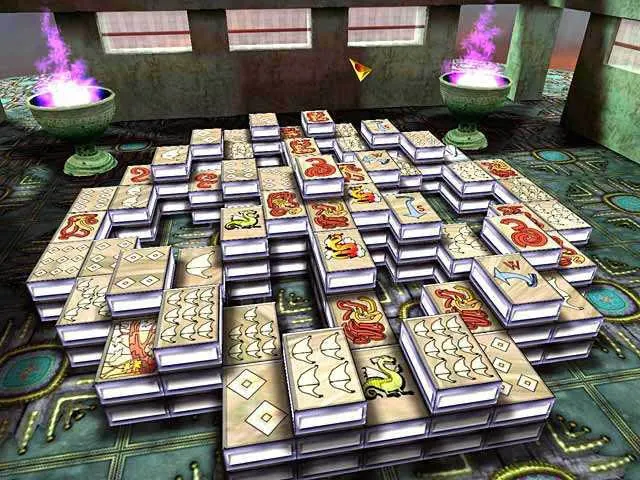 Скриншот 2 игры 3D Magic Mahjongg