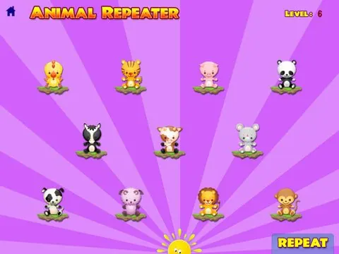 Скриншот 5 игры Animal Repeater