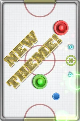 Скриншот 5 игры Glow Hockey 2