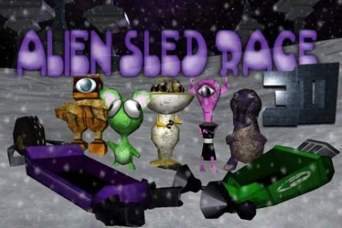 Скриншот 3 игры ALIEN SLED RACE
