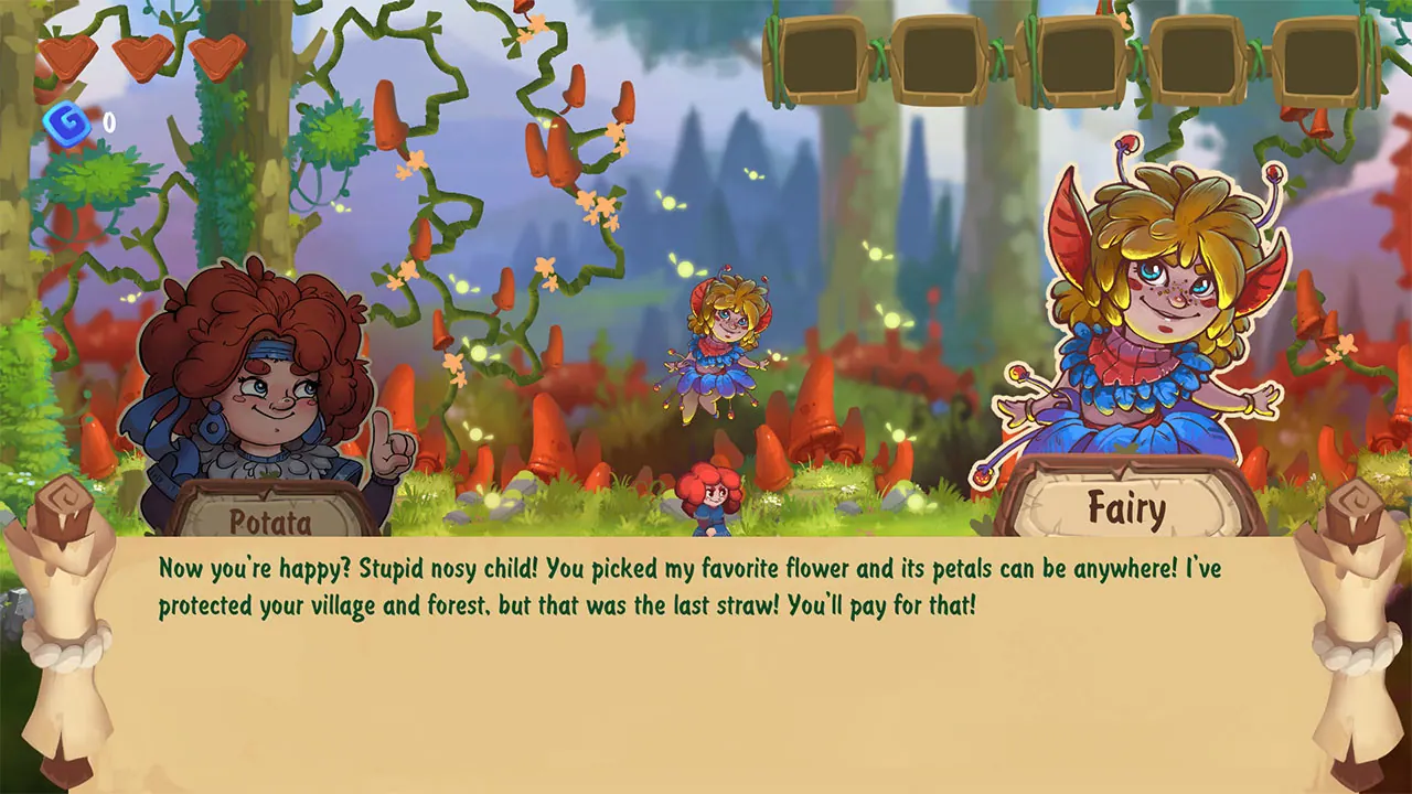 Скриншот 4 игры Potata: Fairy Flower